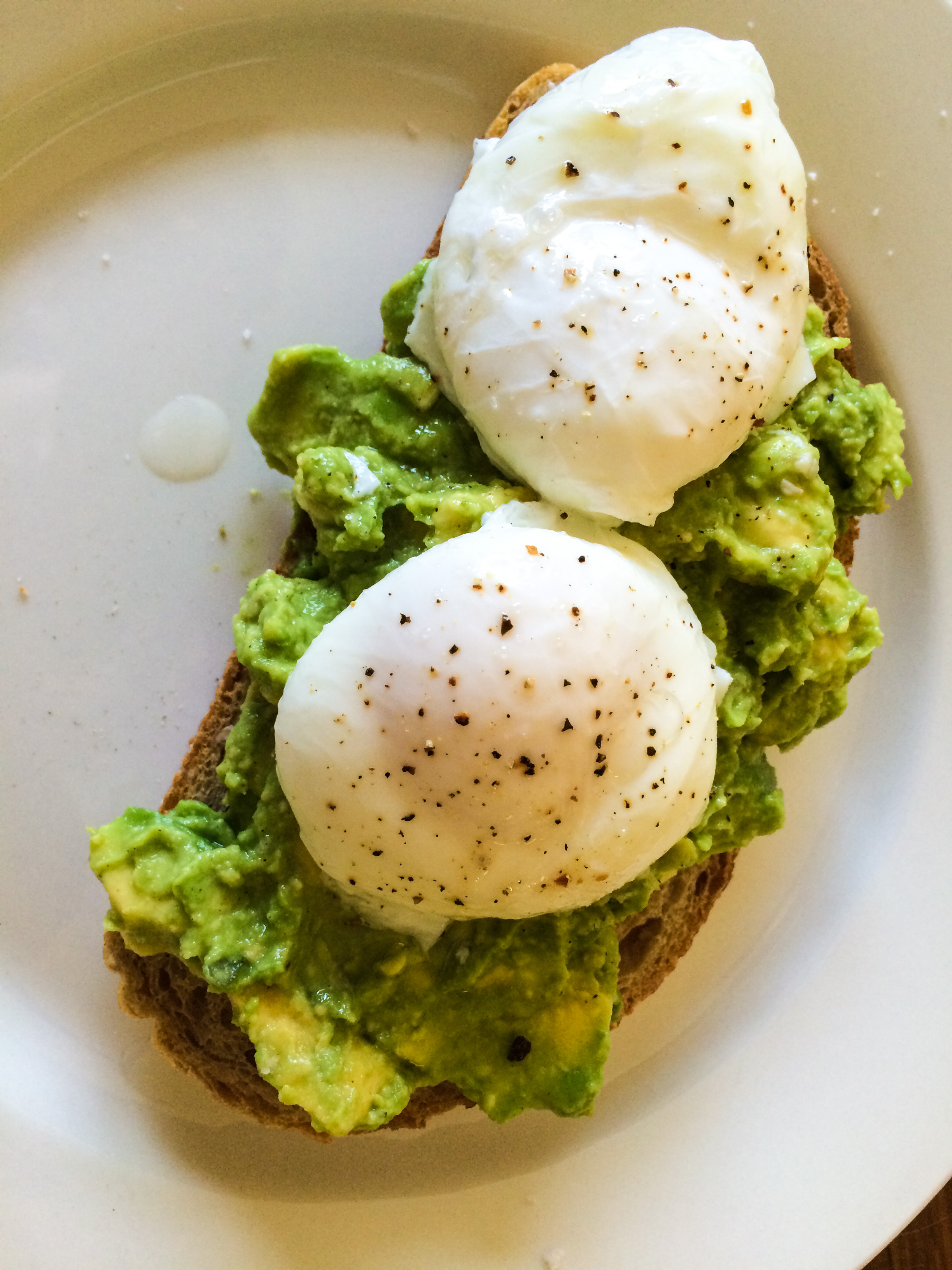 Avocado Toast with Poached Eggs - The Petite Gourmande